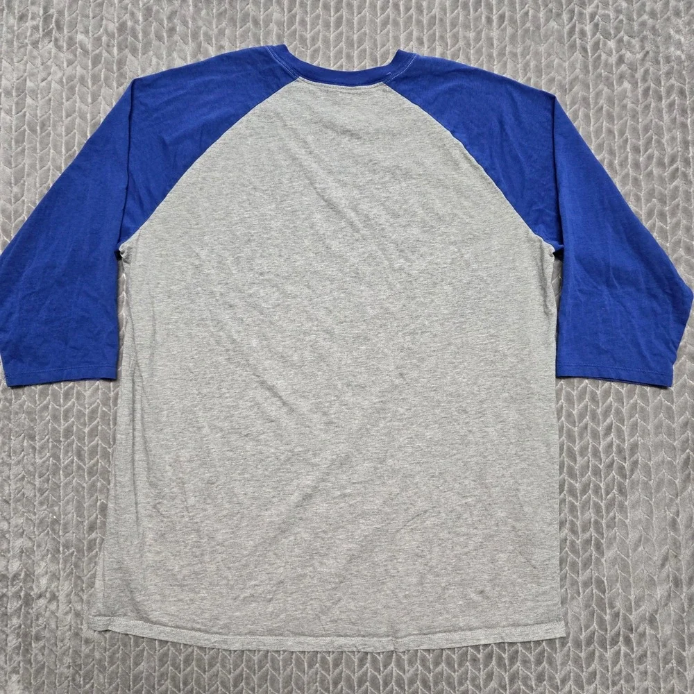 Nike Milwaukee Brewers Cooperstown Collection Raglan 3/4 Sleeve Shirt Mens XL